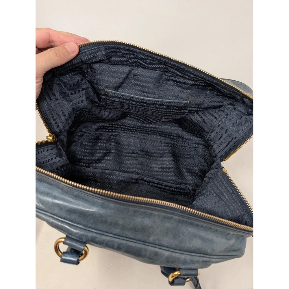 Prada bauletto satchel